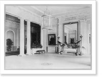 Historic Framed Print, The lobby of the White House,  17-7/8" x 21-7/8"