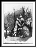 Historic Framed Print, [Illustration of Goethe's poem - The Sorrows of Werther] - 3,  17-7/8" x 21-7/8"