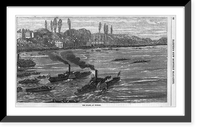 Historic Framed Print, [Illus. of Oxford-Cambridge Regatta of 1869] - 5,  17-7/8" x 21-7/8"