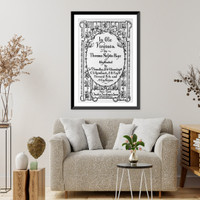 Historic Framed Print, [Title page of In Ole Virginia by Thomas Nelson Page],  17-7/8" x 21-7/8"