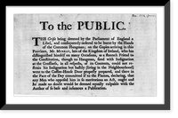 Historic Framed Print, Burning by Mr. Murray of the CRISIS, Dec 1776,  17-7/8" x 21-7/8"