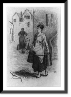 Women carrying water containers Classic, Vintage Wall Art