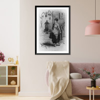 Women carrying water containers Classic, Vintage Wall Art