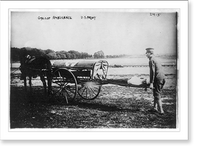 Historic Framed Print, Ambulances - Gallop ambulance, U.S. Army,  17-7/8" x 21-7/8"