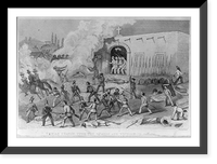 Texian charge upon the guards, and victory of Salado Sept. 1842, Vintage Poster