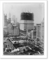 Woolworth bldg. iron work, made April 4th, 1912, Antique Print