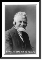 Timothy has riz 10 point, Antique Print