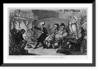 Dr. Syntax reading his tour, Antique Poster