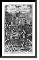 The queene-like closet or rich cabinet, Vintage Print