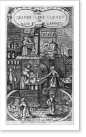 The queene-like closet or rich cabinet, Vintage Print
