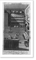 The spit-roasting of a suckling pig in a grand kitchen, Vintage Poster