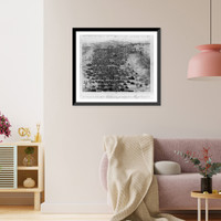 Historic Framed Print, View of part of the city of Timbuctoo [Sudan, West Africa],  17-7/8" x 21-7/8"