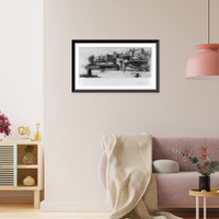 Historic Framed Print, [Callowhill Street Bridge].Jo. Pennell,  17-7/8" x 21-7/8"