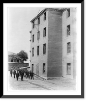 Position of the Second Battalion of the Fire Brigade drilling with hooked ladders.Abdullah Fr&egrave;res, Phot., Constantinople, Historic Reproduction