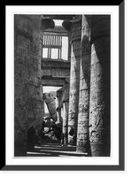 Historic Framed Print, Interior of the Hall of Columns, Karnac [Egypt],  17-7/8" x 21-7/8"
