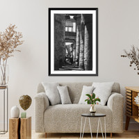 Historic Framed Print, Interior of the Hall of Columns, Karnac [Egypt],  17-7/8" x 21-7/8"