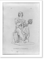 Monument for Copernicus, Historic Print