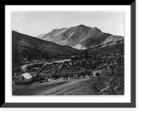 Historic Framed Print, Round up on the Cimmarron, Colorado,  17-7/8" x 21-7/8"