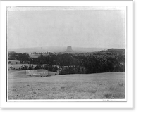 Devil's Tower. From Little Missouri Buttes 4 miles distant Classic, Vintage Print