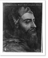 Historic Framed Print, Pope Clement VII, 1478-1534,  17-7/8" x 21-7/8"