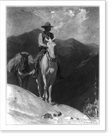 Historic Framed Print, The forest ranger,  17-7/8" x 21-7/8"