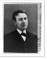 Thomas Alva Edison, 1847-1931 - 28, Vintage Poster
