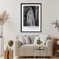 Historic Framed Print, Sarah Bernhardt, 1844-1923; As Ph&egrave;dre,  17-7/8" x 21-7/8"