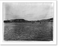 Vladivostok - panoramic view from harbor (left section of 3 parts), Historic Reproduction