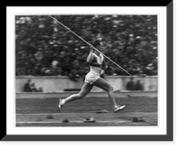 Historic Framed Print, [Gerhard] Stock - Deutschland - errang die Goldmedaille im Speerwerfen,  17-7/8" x 21-7/8"