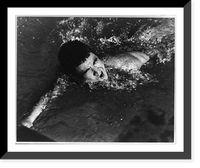 Historic Framed Print, Japanischer Schwimmer,  17-7/8" x 21-7/8"