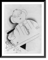 Historic Framed Print, H.L. Mencken,  17-7/8" x 21-7/8"