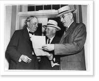 Truman asks approval of Arms Program Classic, Vintage Print