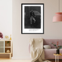 Historic Framed Print, Stephen Decatur.Alonzo Chappel.,  17-7/8" x 21-7/8"