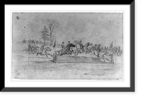 St. Patrick's Day in the army. A hurdle race.EF. Classic, Vintage Wall Art