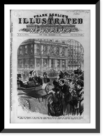 The Grand Duke Alexis in carriage, tipping hat, during reception in New York City, Antique Wall Art