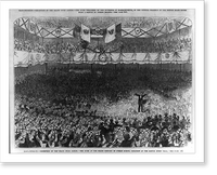 Massachusetts - reception of the Grand Duke Alexis - the Duke at the Grand Concert of Public School Children at the Boston Music Hall, Vintage Print