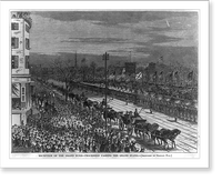 Reception of the Grand Duke Alexis New York City - Procession passing the grand stand Classic, Vintage Poster