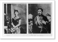 Historic Framed Print, Meiji, Emperor of Japan, 1852-1912,  17-7/8" x 21-7/8"