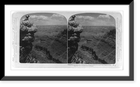 Fathoming the depth of a vanished sea - Grand Ca&ntilde;on of Arizona from Hance's Cove, Antique Poster