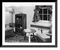 $2500 model home built at the New York World's Fair; 1939: Corner of living room, Antique Wall Art