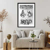 Historic Photo Print - Effect of John Brown's invasion at the South