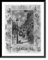 La fete Nationale due 30 Juin au Boulevard Clichy Classic, Historic Print