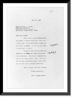 Historic Photo Print - Friendship - Letter drafted by Agnes Meyer