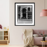 Historic Framed Print, [Houdini performs at the New Theater],  17-7/8" x 21-7/8"