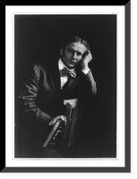 Historic Framed Print, [Houdini and The Unmasking of Robert-Houdin"]",  17-7/8" x 21-7/8"