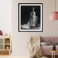 Historic Framed Print, Ida (Saxton) McKinley, 1847-1907 - 3,  17-7/8" x 21-7/8"