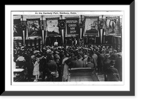 Historic Framed Print, At the Danbury Fair, Danbury, Conn.,  17-7/8" x 21-7/8"