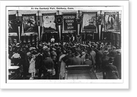 Historic Framed Print, At the Danbury Fair, Danbury, Conn.,  17-7/8" x 21-7/8"