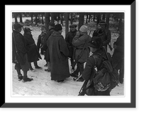 Goering and group hunting wild boar in Poland. 1935, Antique Wall Art