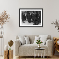 Goering and group hunting wild boar in Poland. 1935, Antique Wall Art